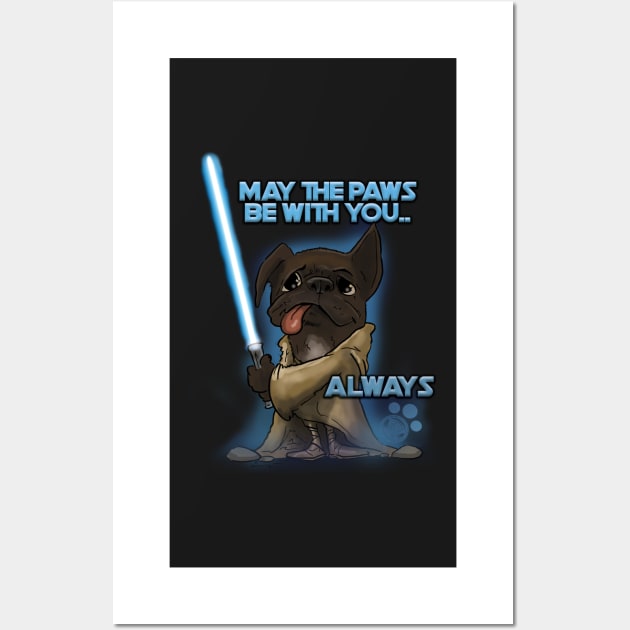 May the Paws be with you Wall Art by RichNairn